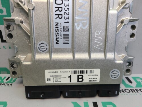 Nissan Qashqai J12 1.3L Petrol ECU Lockset *628