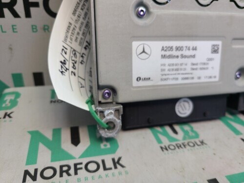 Mercedes C Class W205 Midline Sound Amplifier