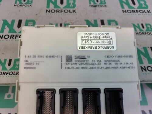 BMW F20 - F36 Fxx FEM Fuse Distribution Box