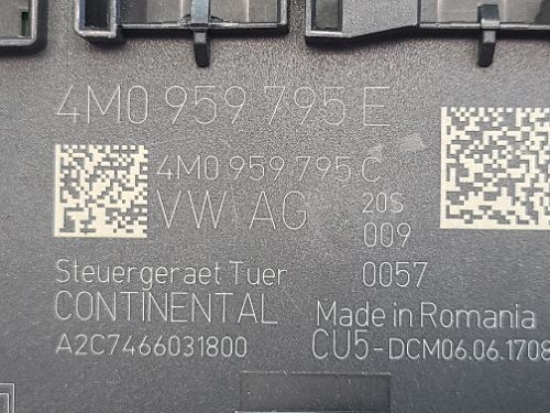 Bentley Bentayga 4V1 Door Control ECU Module Rear