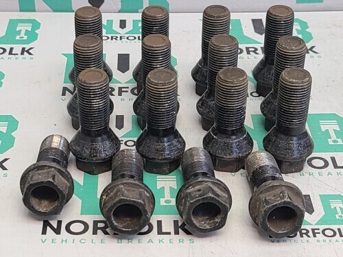 Mini F55 Locking Wheel Nuts + Key + Bolts
