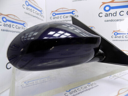 BMW E87 1 Series Right Mirror Heated LCI Monaco Blue A35