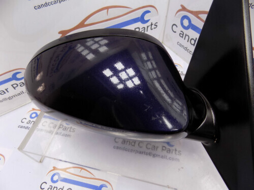 BMW E87 1 Series Right Mirror Heated LCI Monaco Blue A35