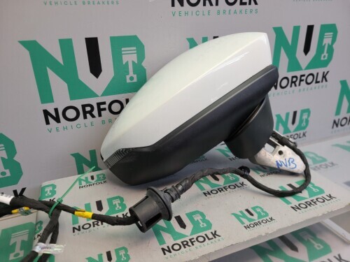 Audi A3 8Y Right Power Fold Auto Dim Mirror Glacier White