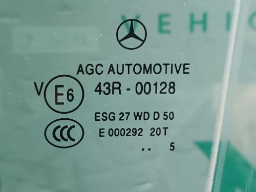 Mercedes CLS C218 Window Glass Rear Left