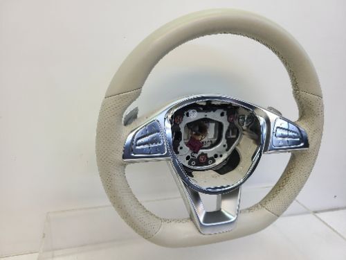 Mercedes S Class W222 Steering Wheel Grey Leather